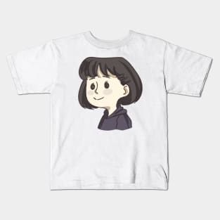 Short hair girl Kids T-Shirt